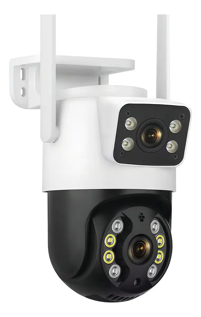 Camera de Segurança WIFI A31 App Icsee Prova D'agua Lente Dupla 360° Visão Noturna - 1