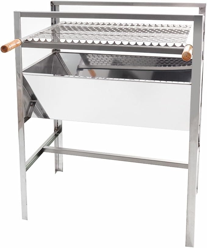 Churrasqueira Inox Portatil Medio Porte 50x35x75 Acompanha Grelha Moeda Inox Grill Viana - 1