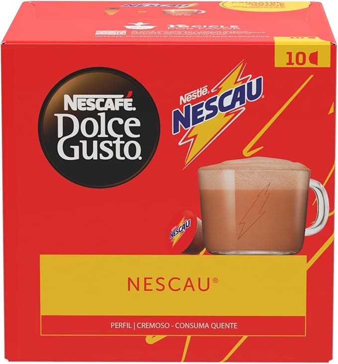 Café em Cápsula Nescafé Dolce Gusto Nescau 10 Cápsulas 170g - 1