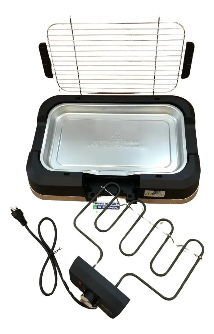 Churrasqueira Elétrica Britânia BCQ40 Menos Fumaça 220V - 2