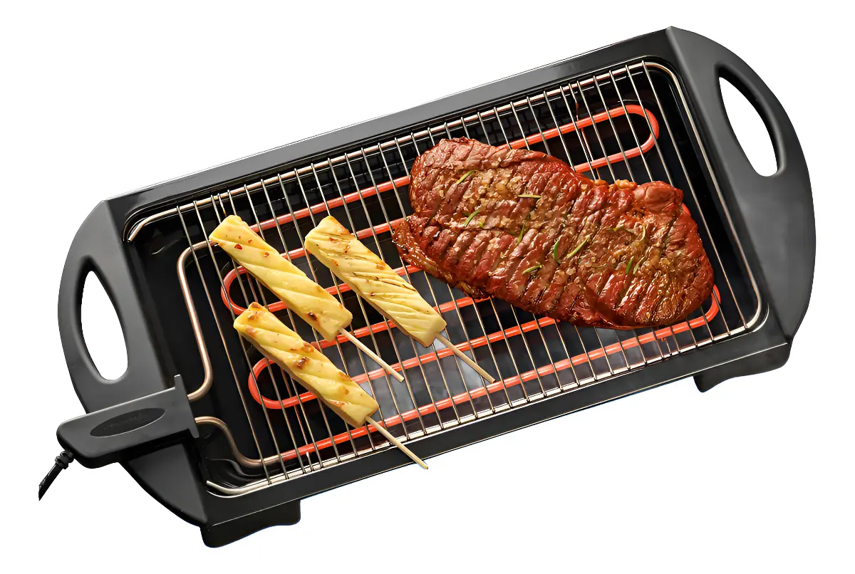 Churrasqueira Elétrica Fischer Ranch Grill Preta 220v - 1