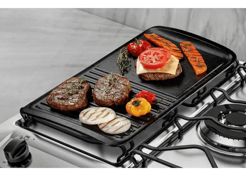 Electrolux Chapa Grill de Ferro Fundido para Fogão, Indução, Forno e Churrasqueiras - 1