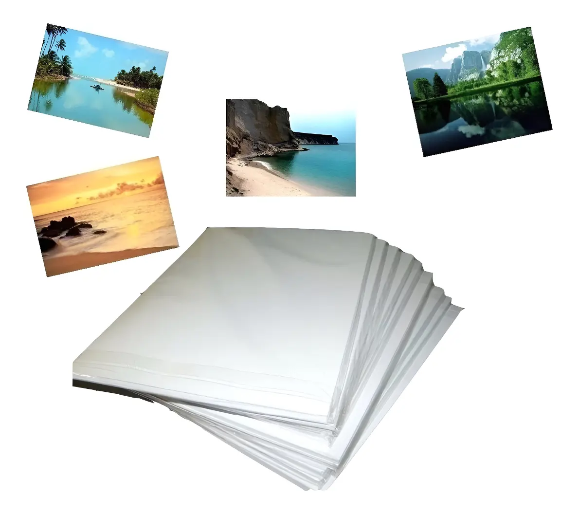 100 Folhas Papel Foto Glossy A3 180g Brilho Prova D'agua - 2