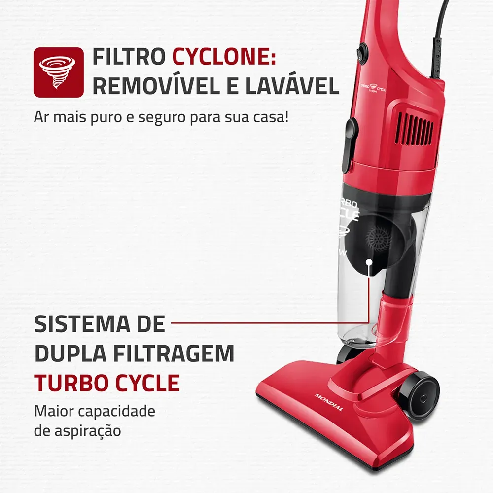 Aspirador de Pó MONDIAL Turbo Cycle 220V - 1