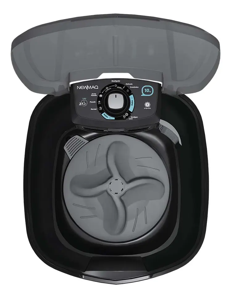 Lavadora Roupa 10kg Newmaq Black 220v - 1