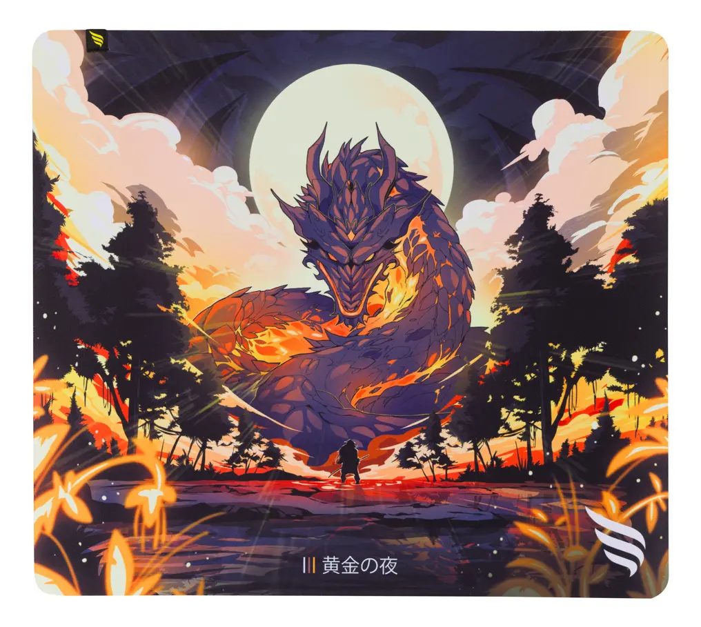 Mousepad Gamer Dragão Grande 45x40cm - 1