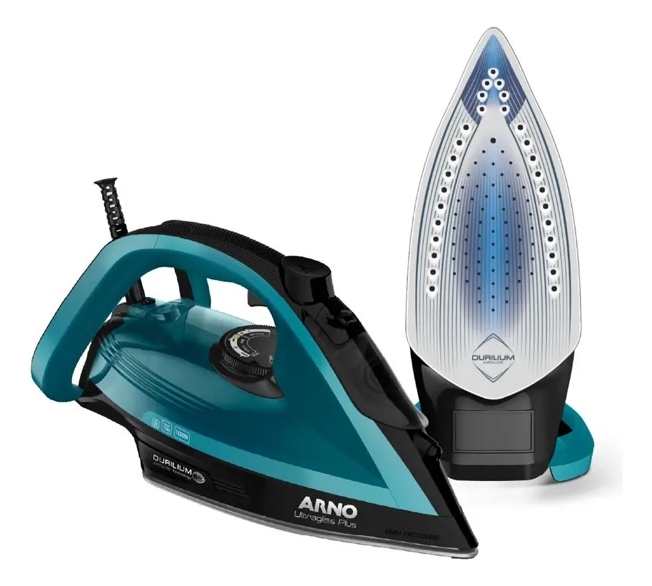 Ferro a Vapor Arno Plus com Base Durilium Airglide - 1