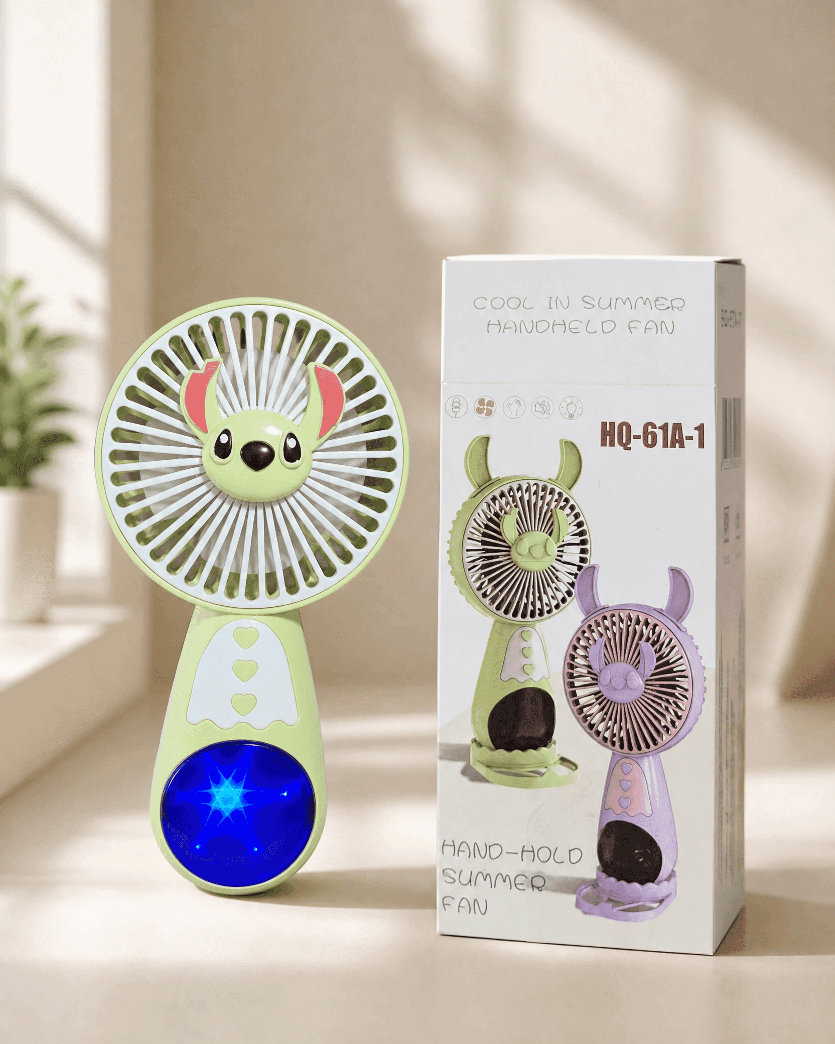 Mini Ventilador Portátil Usb Recarregável - 1