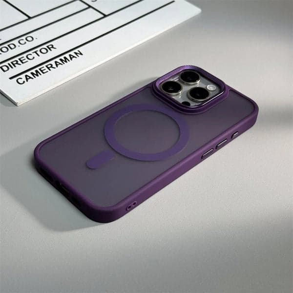 Capinha Fosca p/ iPhone Magsafe c/ Premium Suporte - 1