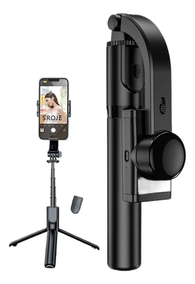 Estabilizador Celular Bastão Pau Selfie Tripé 360 Bluetoot - 1