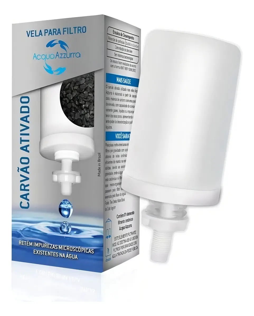 Vela p/ Filtro Acqua Azzurra Carvão Ativado - 1