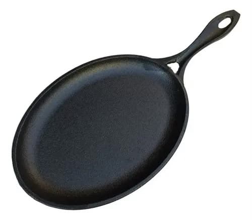 Frigideira Ferro Fundido Bifeteira Oval Grill - 1