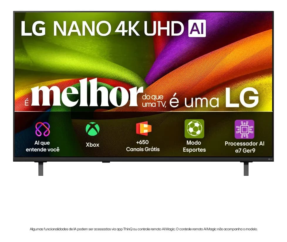 Smart TV 4K 43" LG NANO UHD AI NU850 2026 - 1