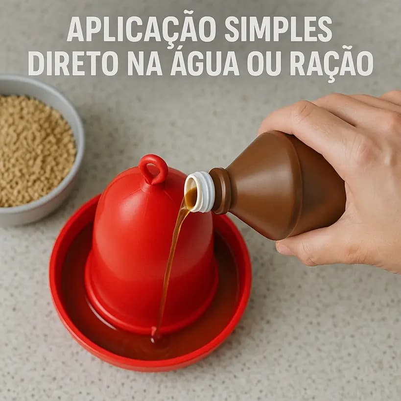 Sulfamicina Ibasa 1 Litro Aves, Coriza, Gogo Cocidiose - 5