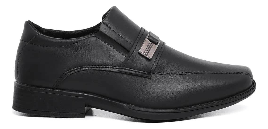 Sapato Social Masculino Infantil Schiareli 000445 Preto N°29 - 1