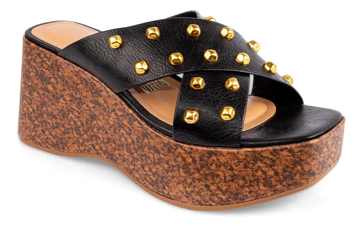 Tamanco Anabela Vizzano 6559.102 Feminino N°34 - 1
