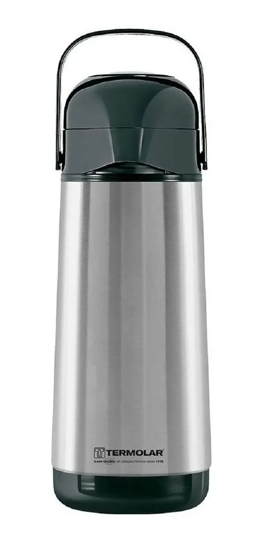 Garrafa Térmica Termolar 1 Litro Inox Lúmina Cinza - 1