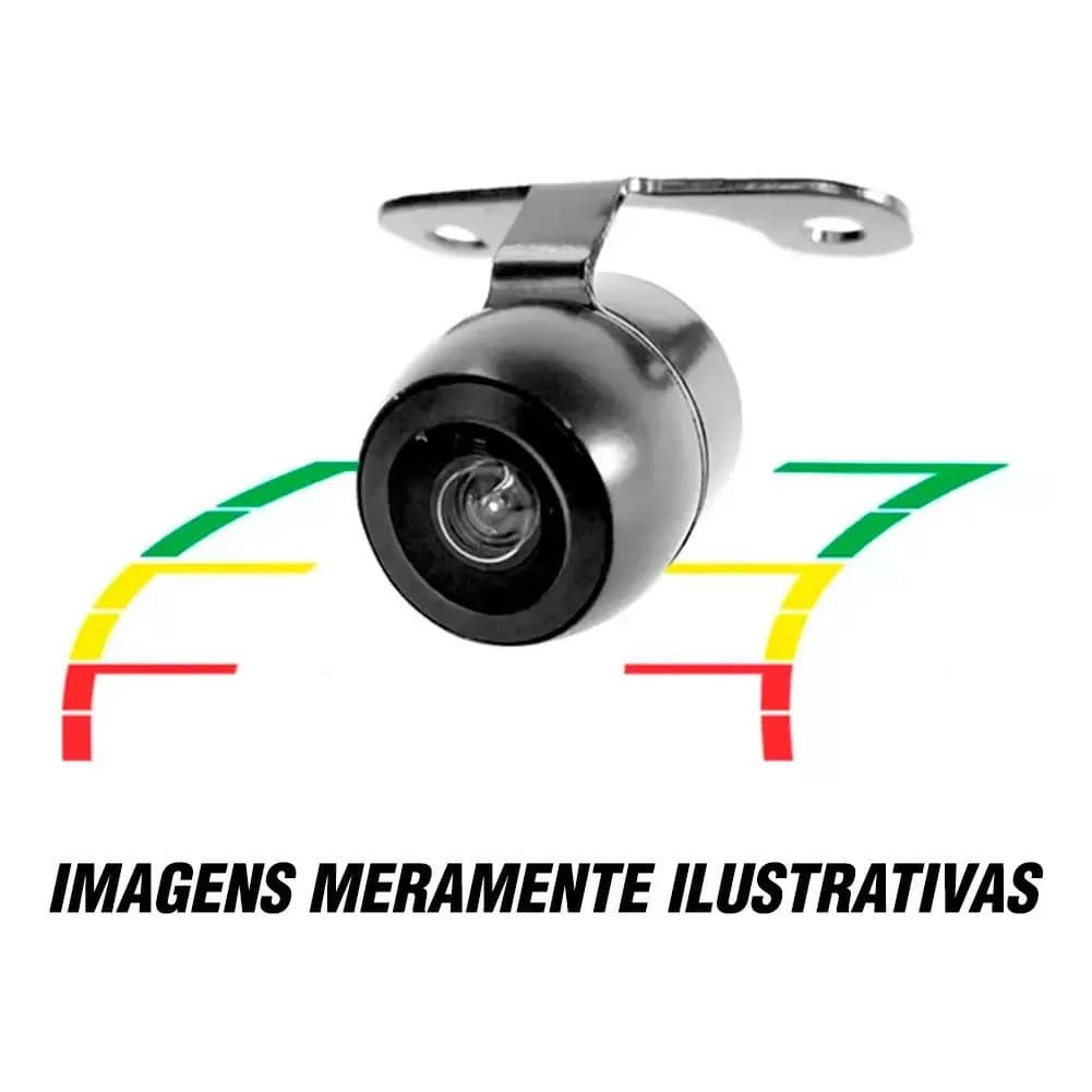 Câmera De Ré Estacionamento C/ Linha Guia Dinâmica - 5