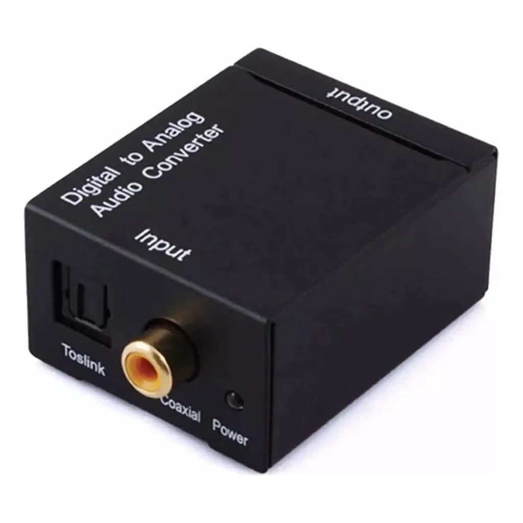 Conversor Audio Optico Digital Fibra/coaxial P/rca Analogico - 3
