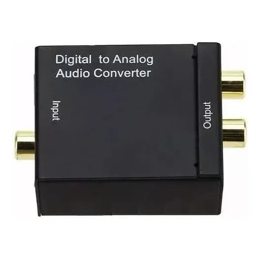 Conversor Audio Optico Digital Fibra/coaxial P/rca Analogico - 4