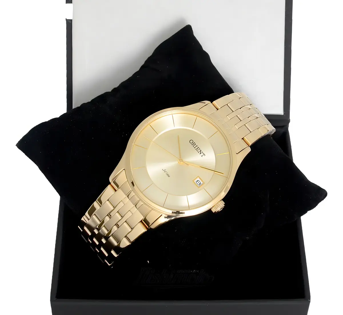 Relógio Orient Masculino Slim Mgss1127 C1kx Dourado - 6