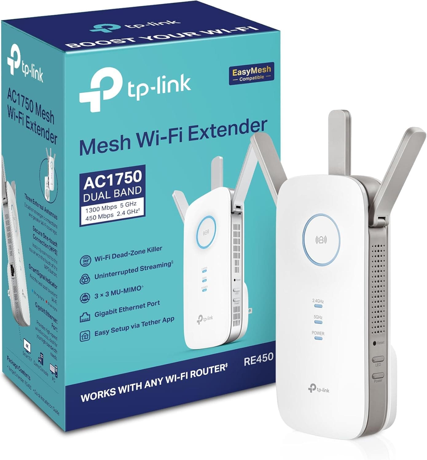 Tp-link Extensor Wifi Ac1750 (re450) - 1