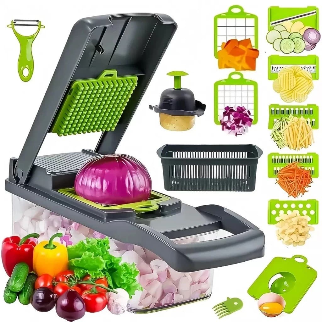 Ralador Multifuncional De Vegetais Veggie Slicer 16 Em 1 - 4