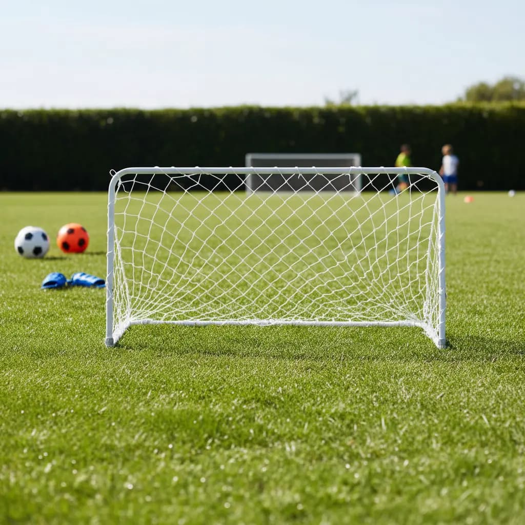 2 Traves Golzinho De Ferro Infantil Dobrável 83x52 Branco - 2