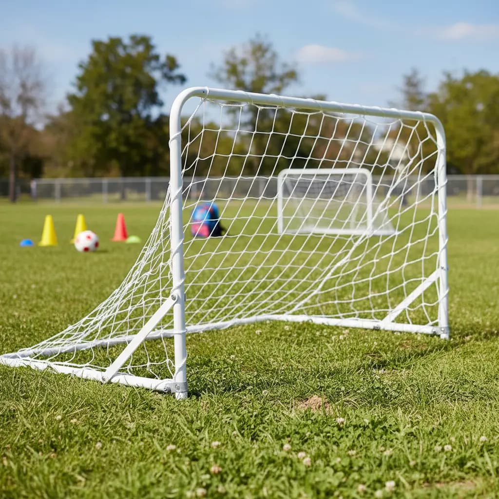2 Traves Golzinho De Ferro Infantil Dobrável 83x52 Branco - 4