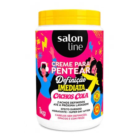 Creme Para Pentear Salon Line Definição Imediata - 4