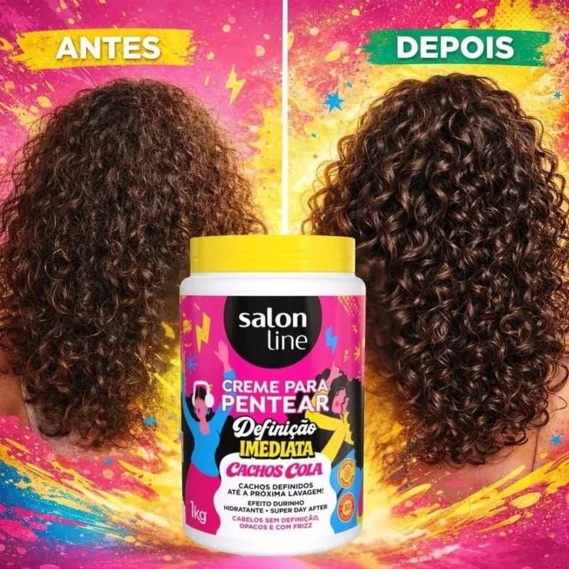Creme Para Pentear Salon Line Definição Imediata - 6
