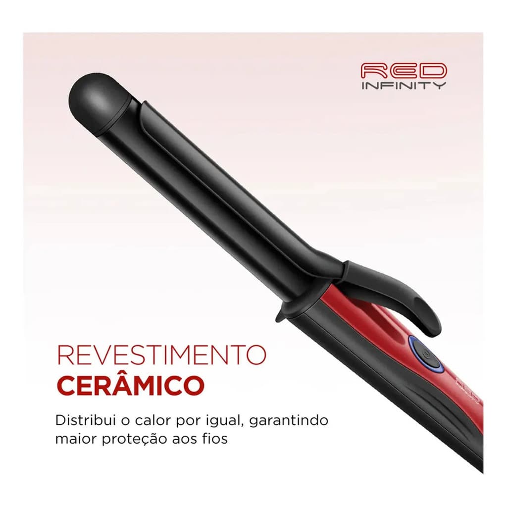 Modelador De Cachos Mondial Red Infinity Profissional Bivolt - 9