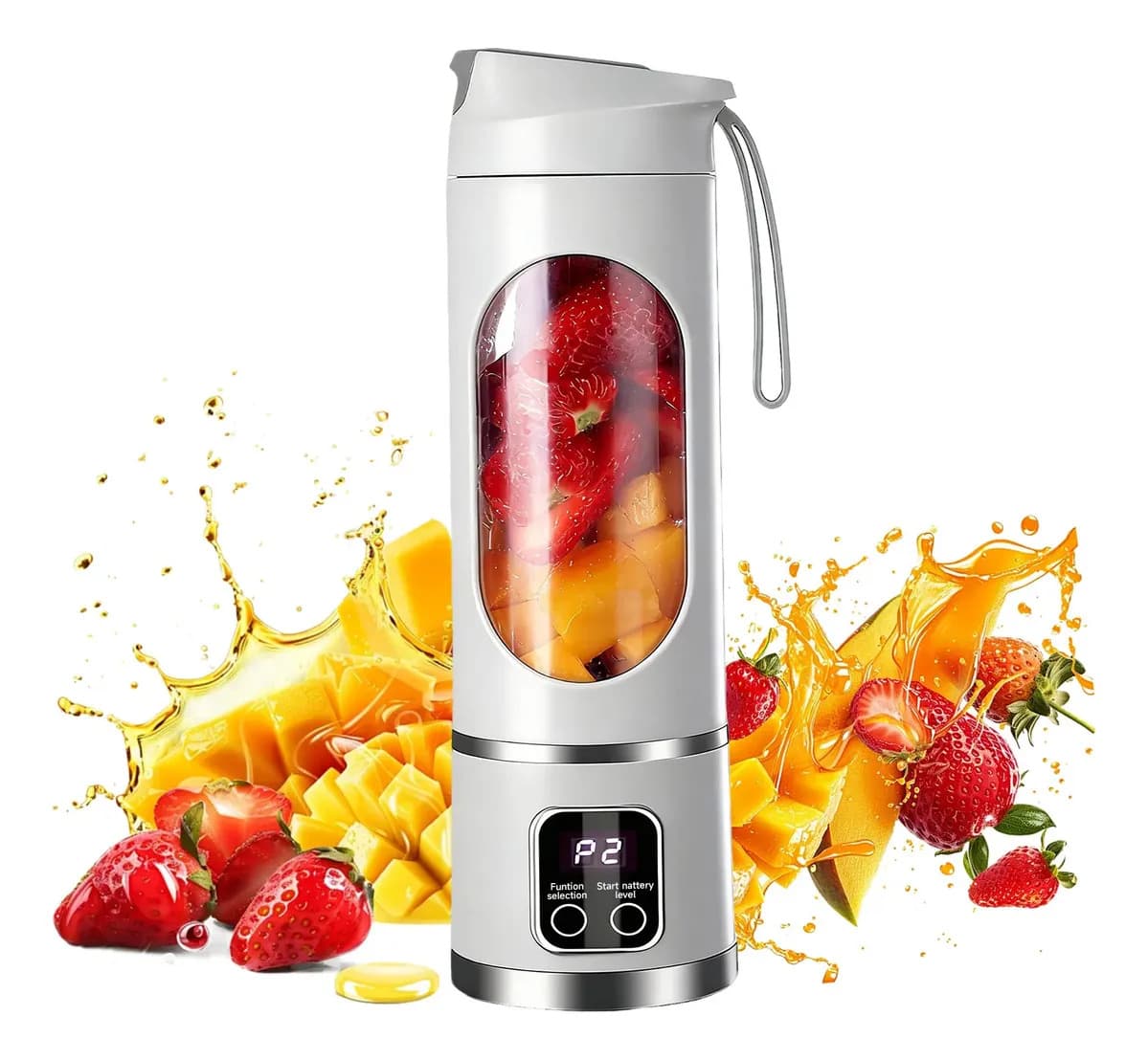 Mini Liquidificador Portatil Recarregável Usb Suco E Shake - 1