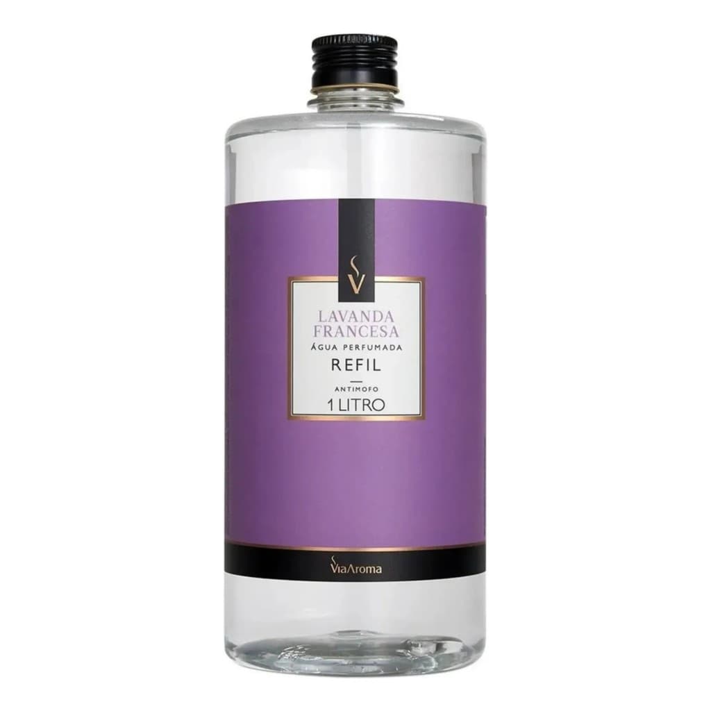 Agua Perfumada Roupas Tecidos E Lençol Via Aroma Refil 1l - 1