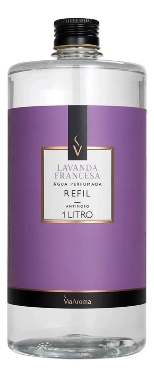 Agua Perfumada Roupas Tecidos E Lençol Via Aroma Refil 1l - 1