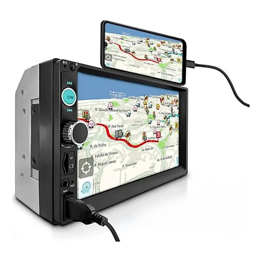 Central Multimídia Automotiva Autovex Ct12 Lcd 7 Bluetooth Câmera De Ré Brinde - 8