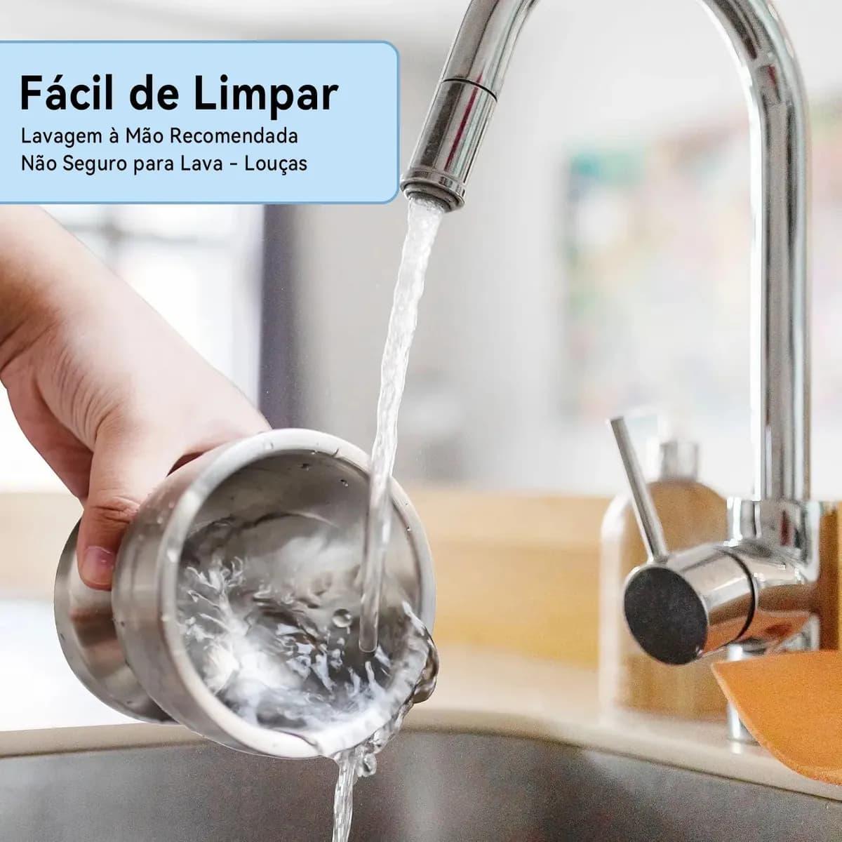 Pilão Socador Macerador Almofariz Em Aço Inox Antideslizante - 6