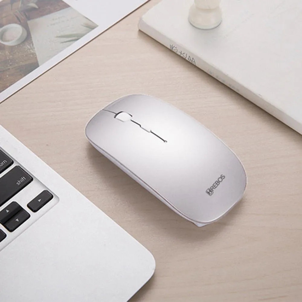 Mouse Hrebos Sem Fio Wireless If-760 Design Moderno E Rápido - 2