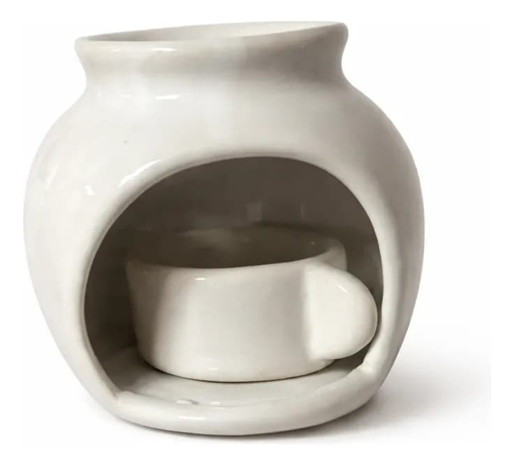Réchaud Aromático De Porcelana - 1