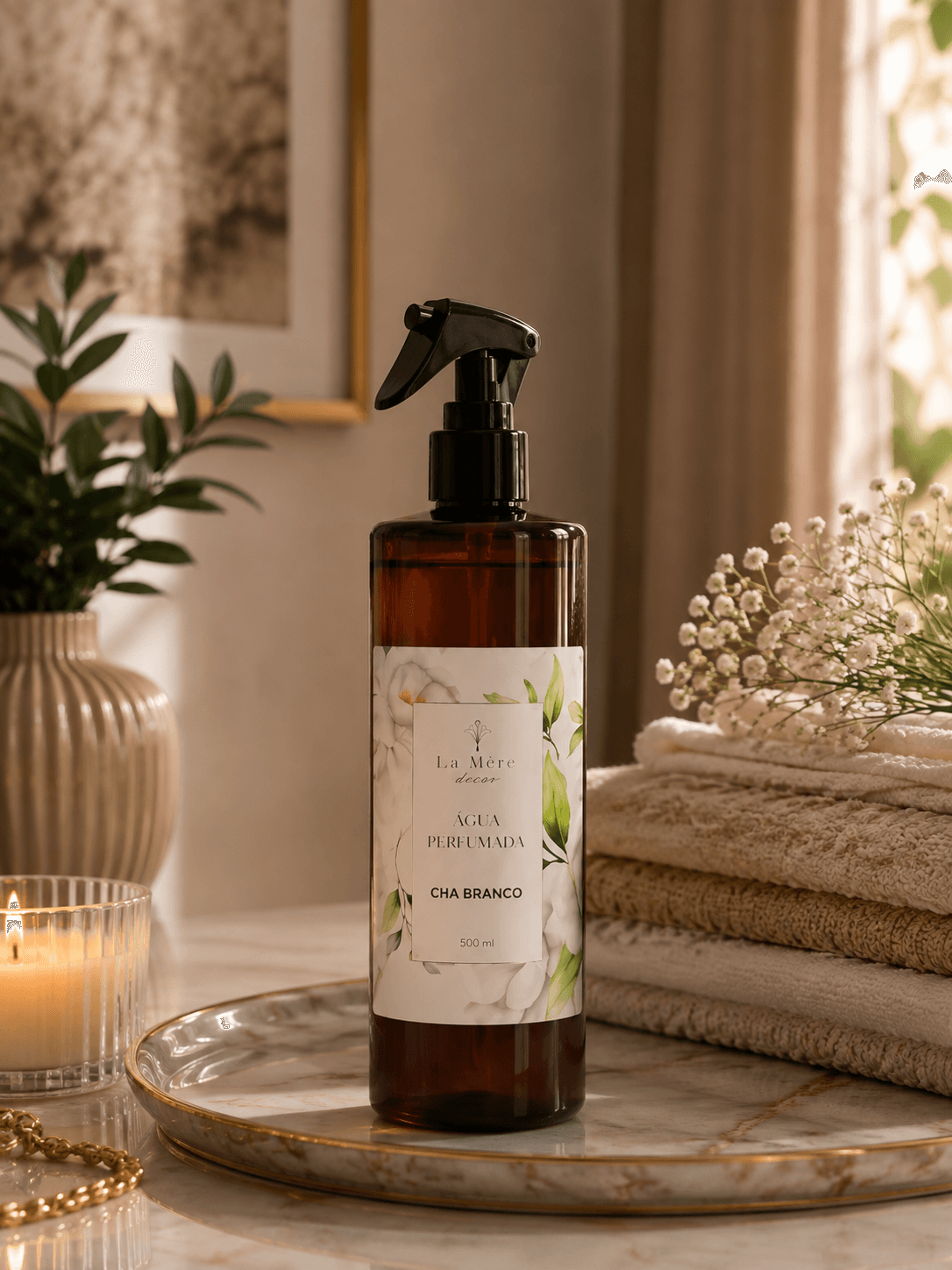 Agua Perfumada 500 Ml - CHÁ BRANCO - 2