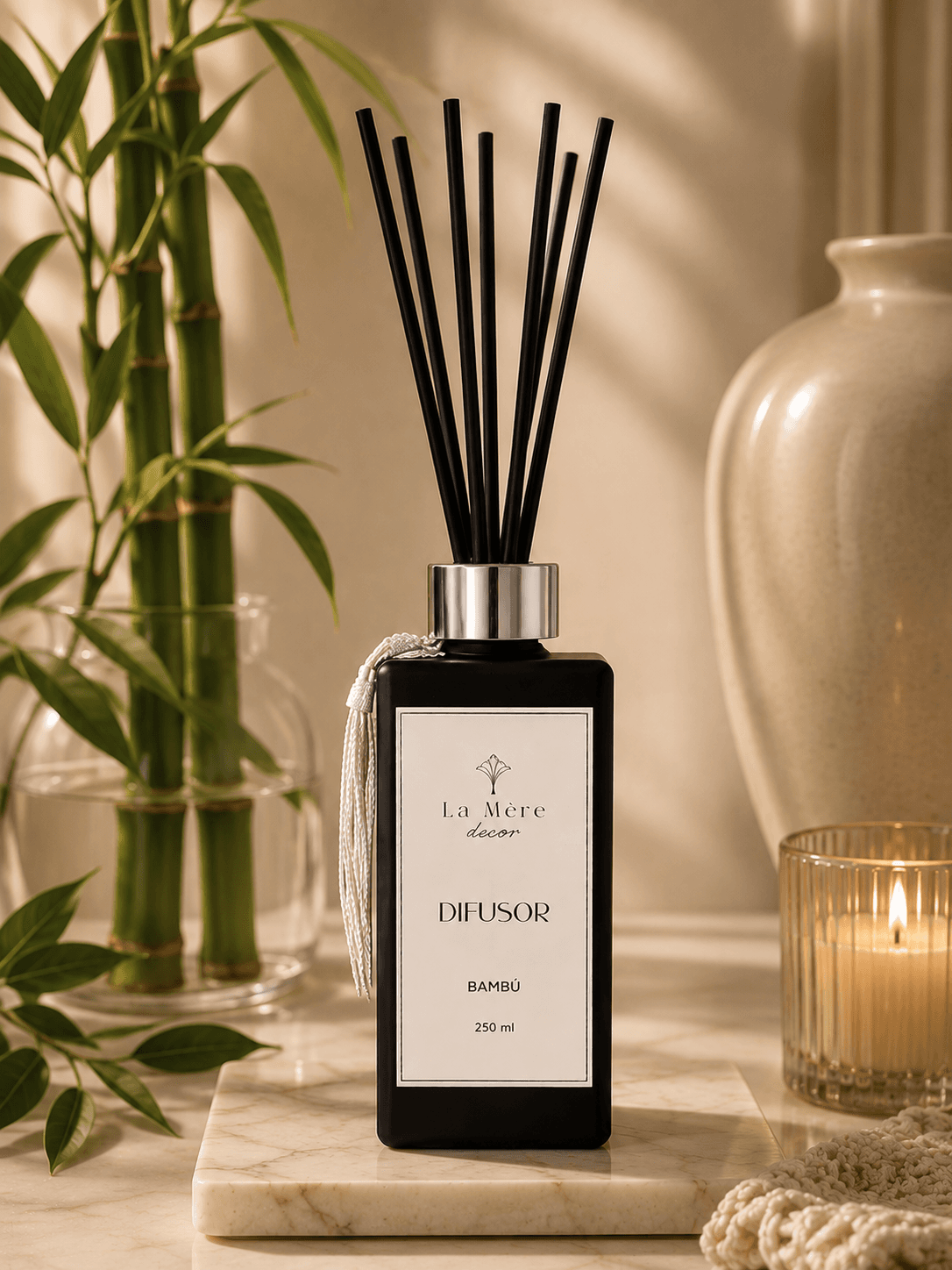 Difusor Aromático Com Varetas 250ml - BAMBU - 2