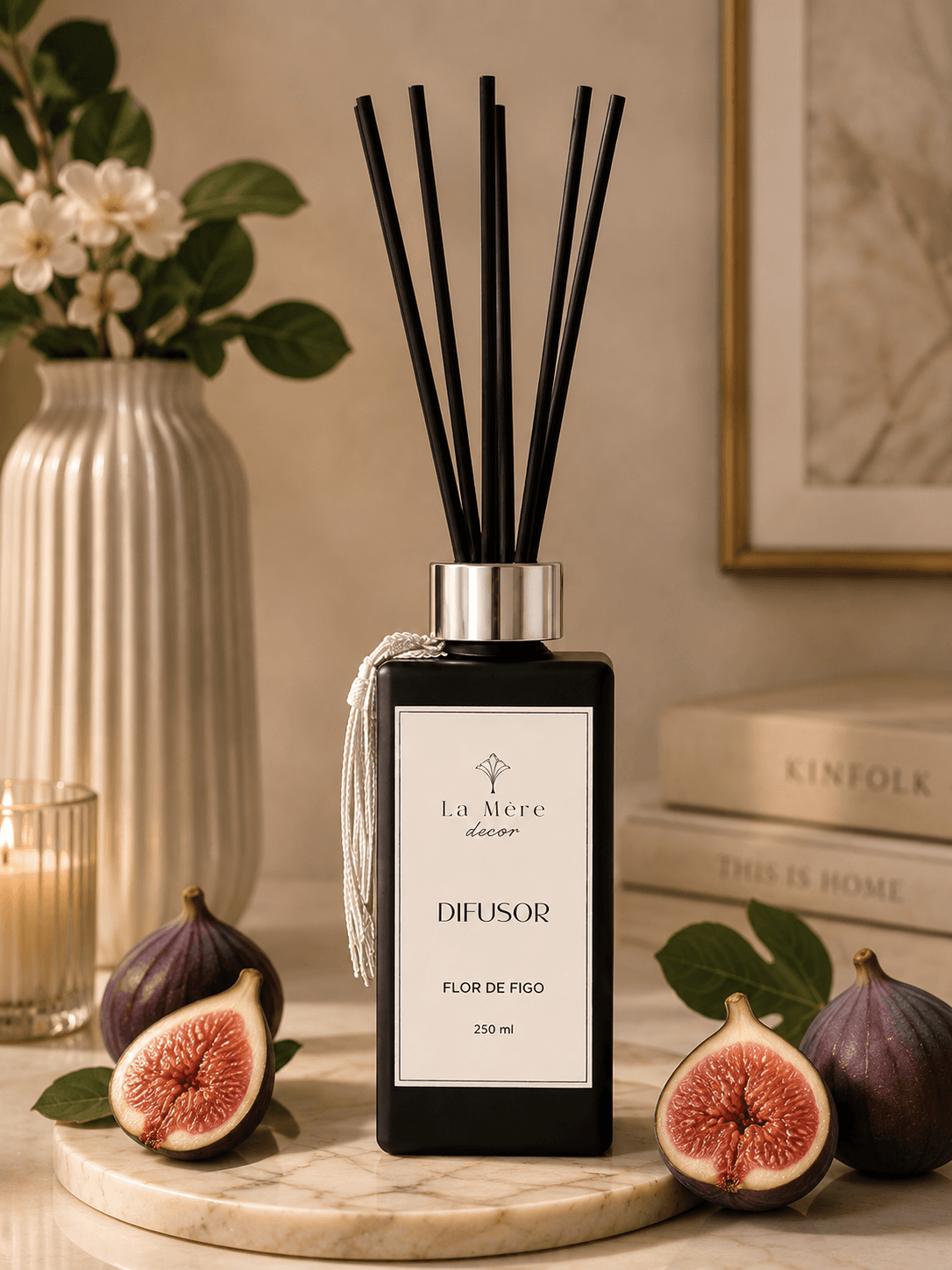 Difusor Aromático Com Varetas 250ml - FLOR DE FIGO - 2