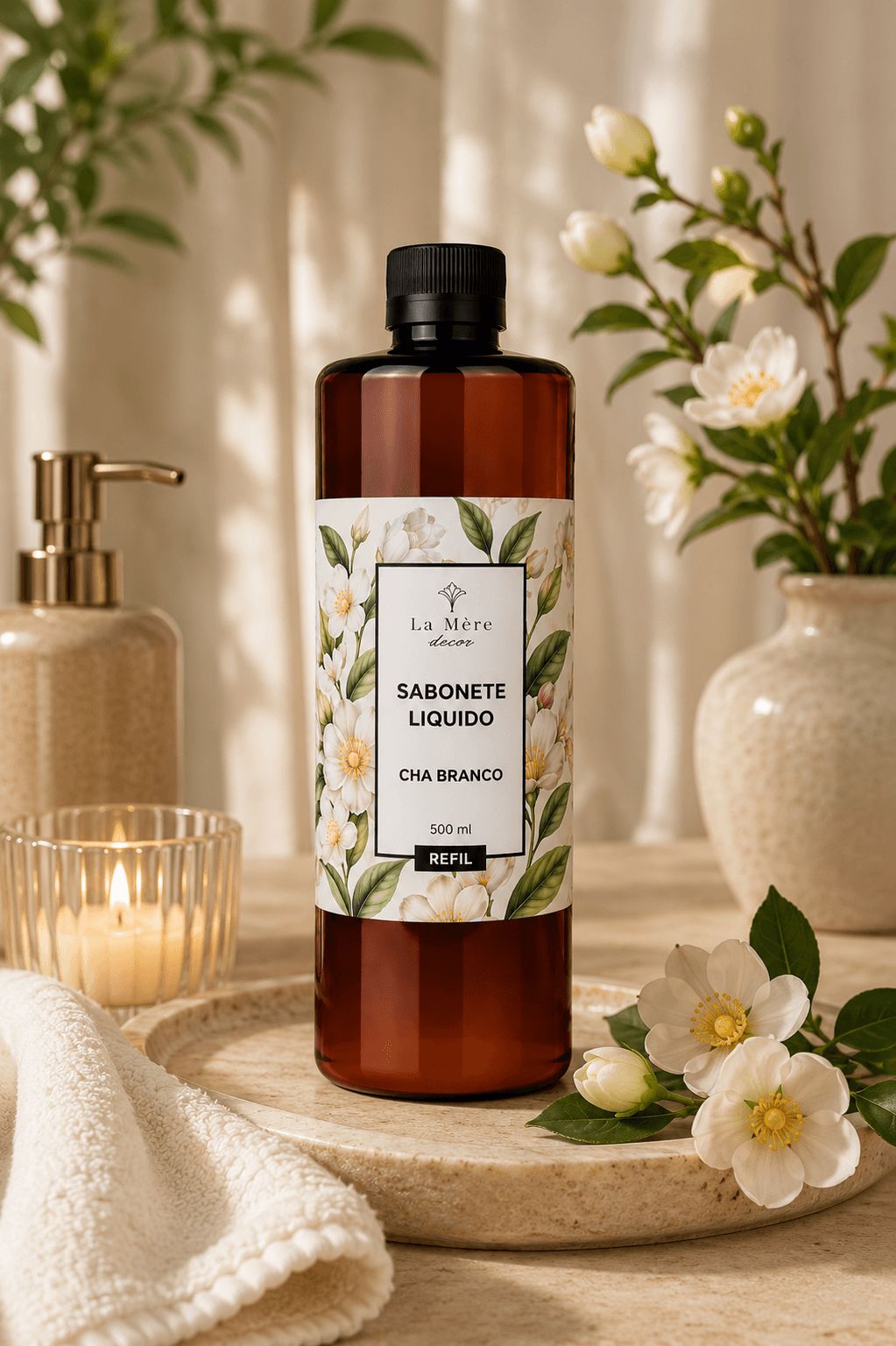 Refil Sabonete Líquido 500 Ml - CHÁ BRANCO - 2