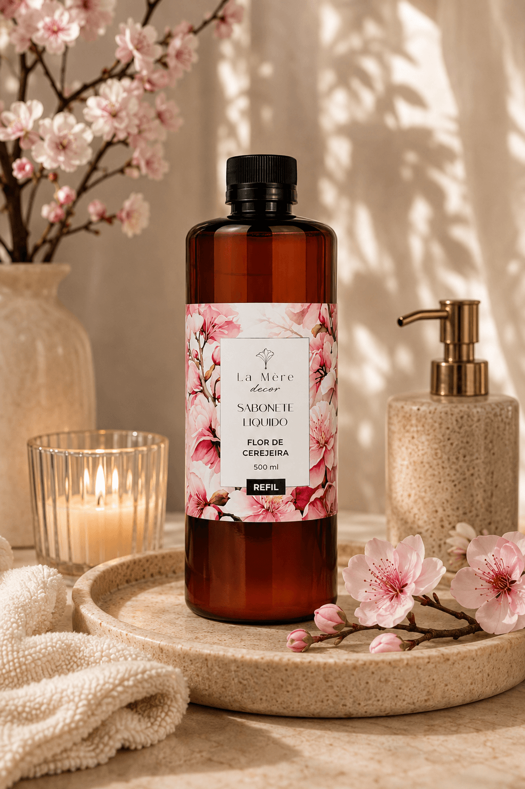 Refil Sabonete Líquido 500 Ml - FLOR DE CEREJEIRA - 2