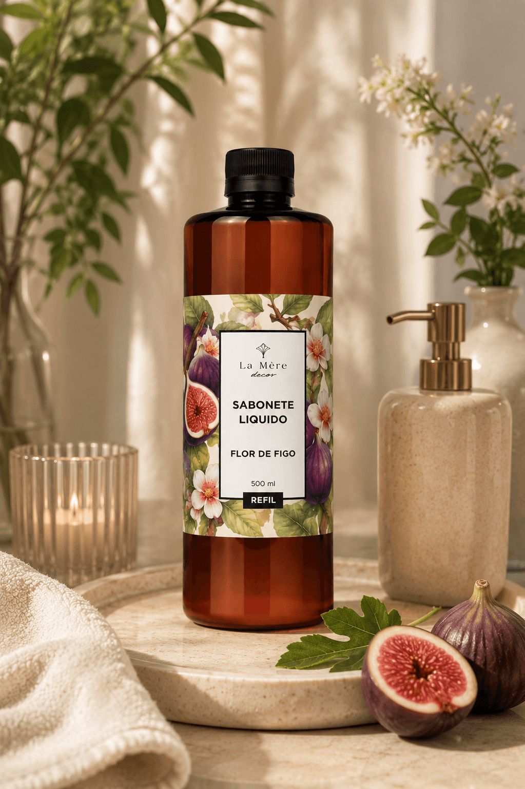 Refil Sabonete Líquido 500 Ml - FLOR DE FIGO - 2