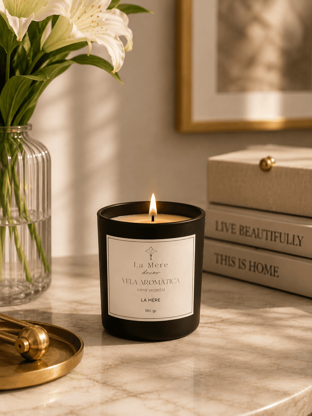 Vela Aromática Vidro 160g - Pear e Fressia - 3