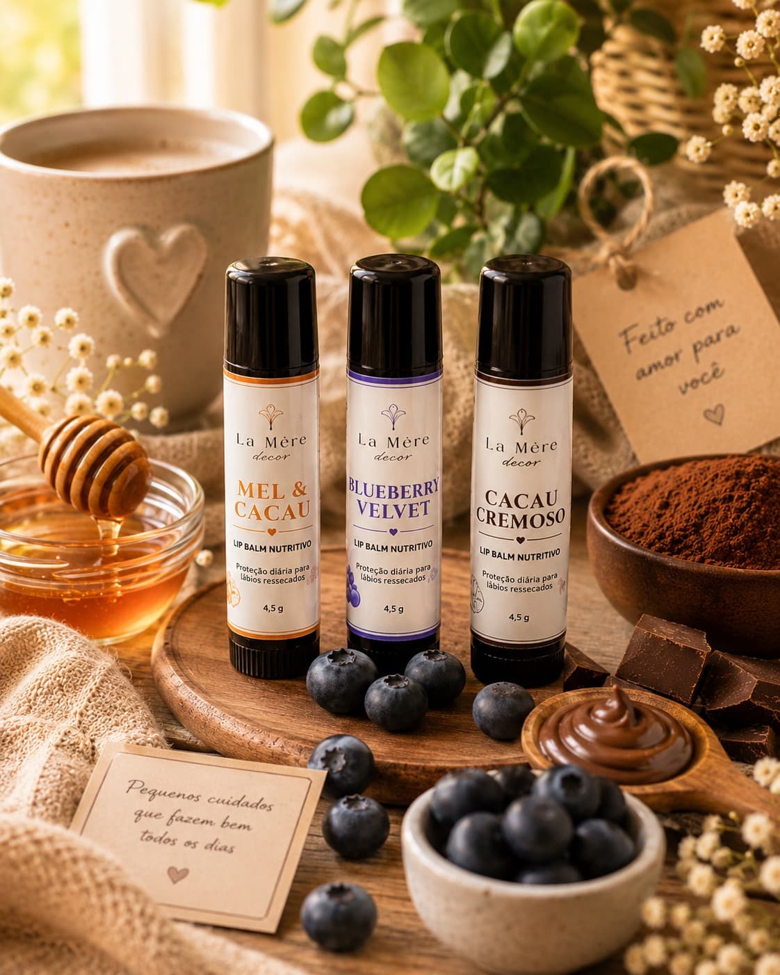 Lip Balm Nutritivo La Mère Decor Sabor:Cacau Cremoso - 4