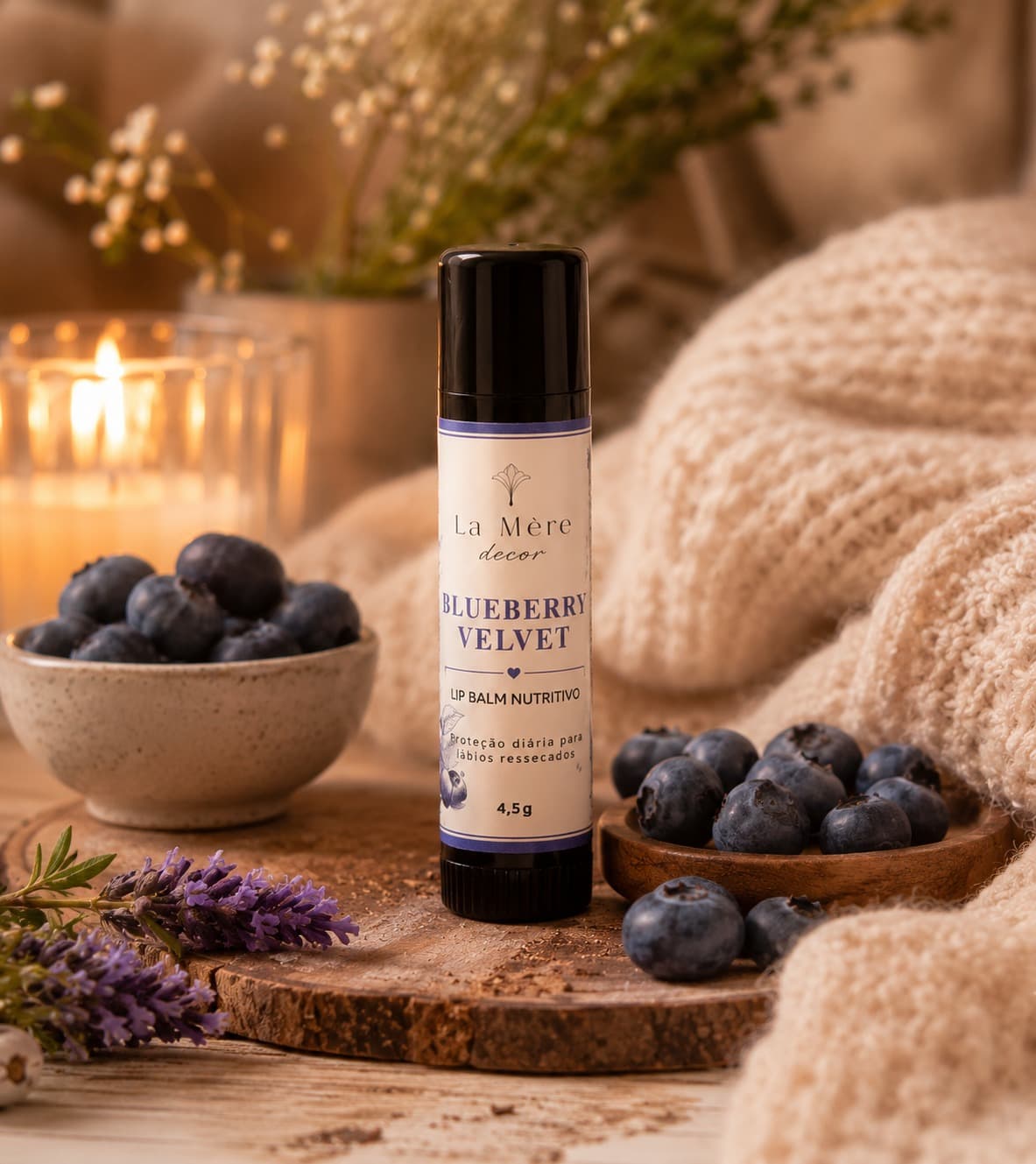 Lip Balm Nutritivo La Mère Decor Sabor:Mel & Cacau - 7