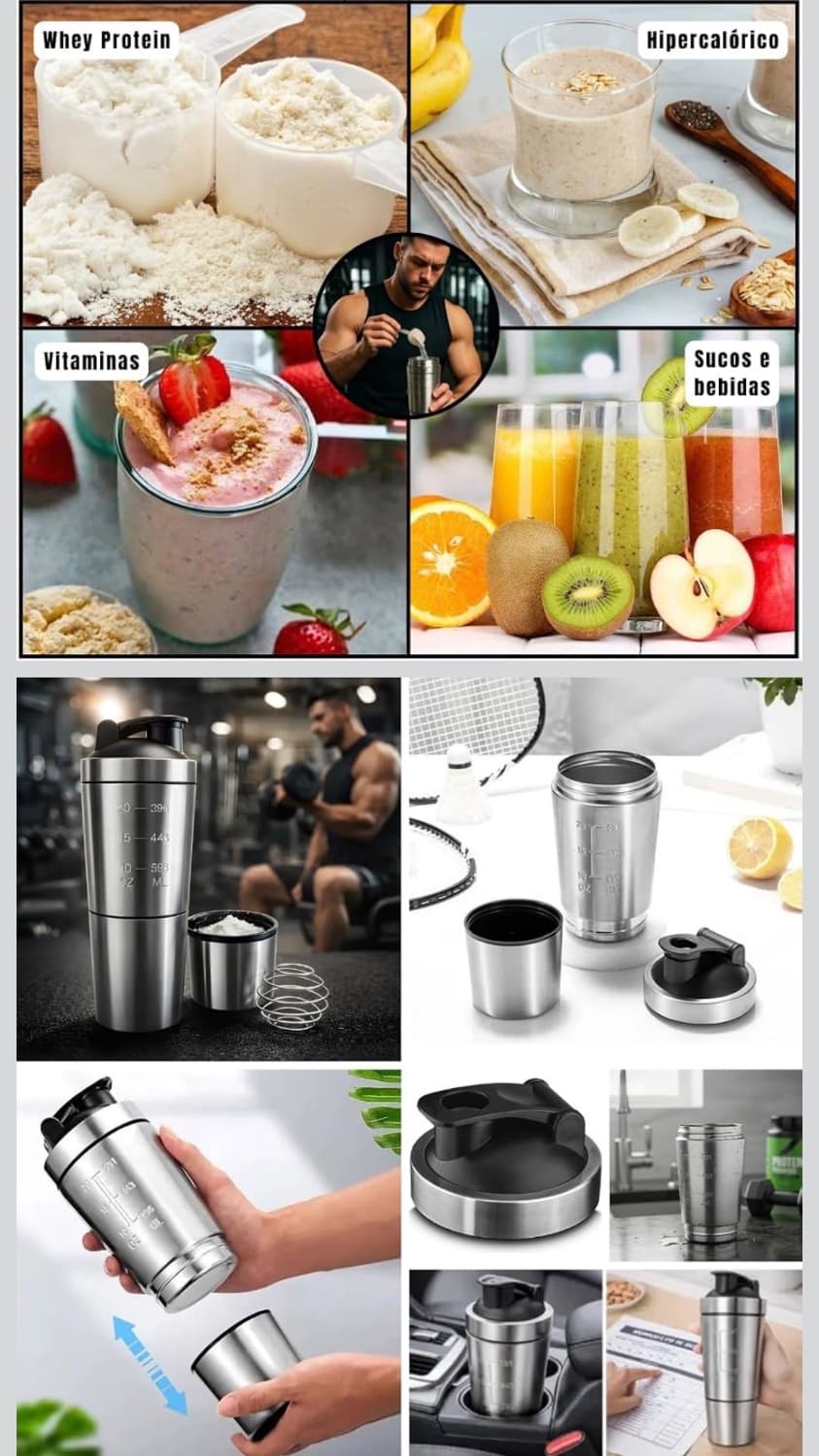 Coqueteleira Shaker Inox - 1