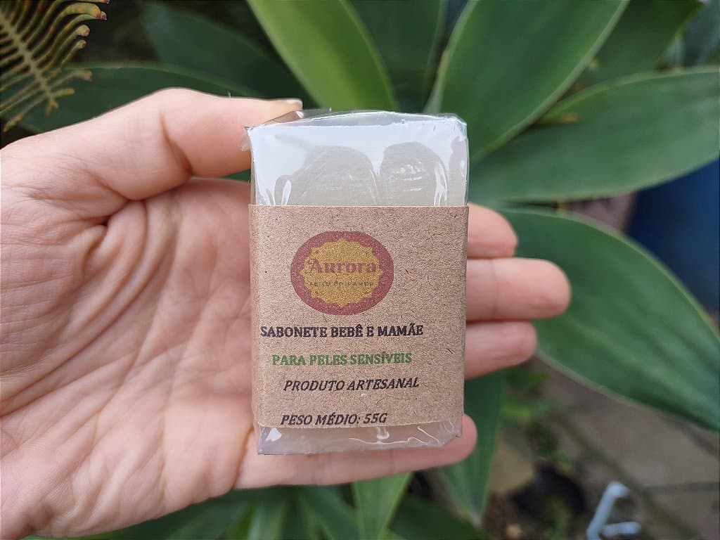 Sabonete Natural Bebê e Mamãe- Fitoterápico- SEM CORANTES, SEM PARABENOS, VEGANO 100%Vegetal - 2